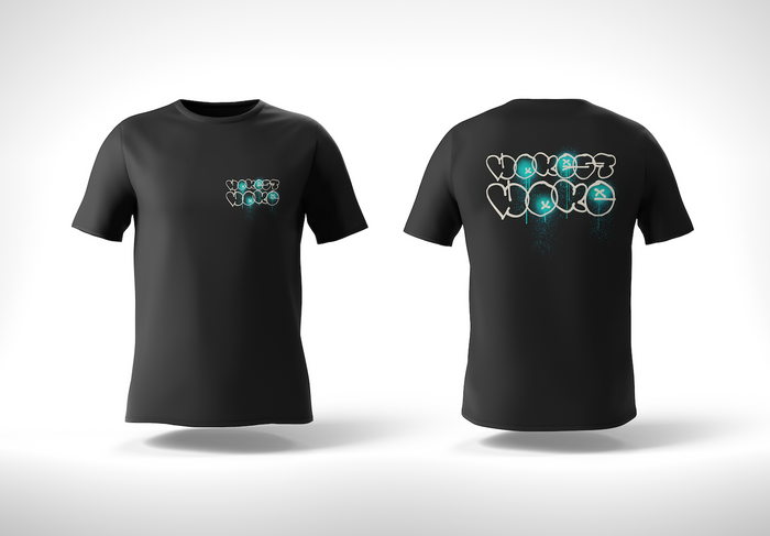 Wokest Woke -  BLUE Logo Drip (double-sided)