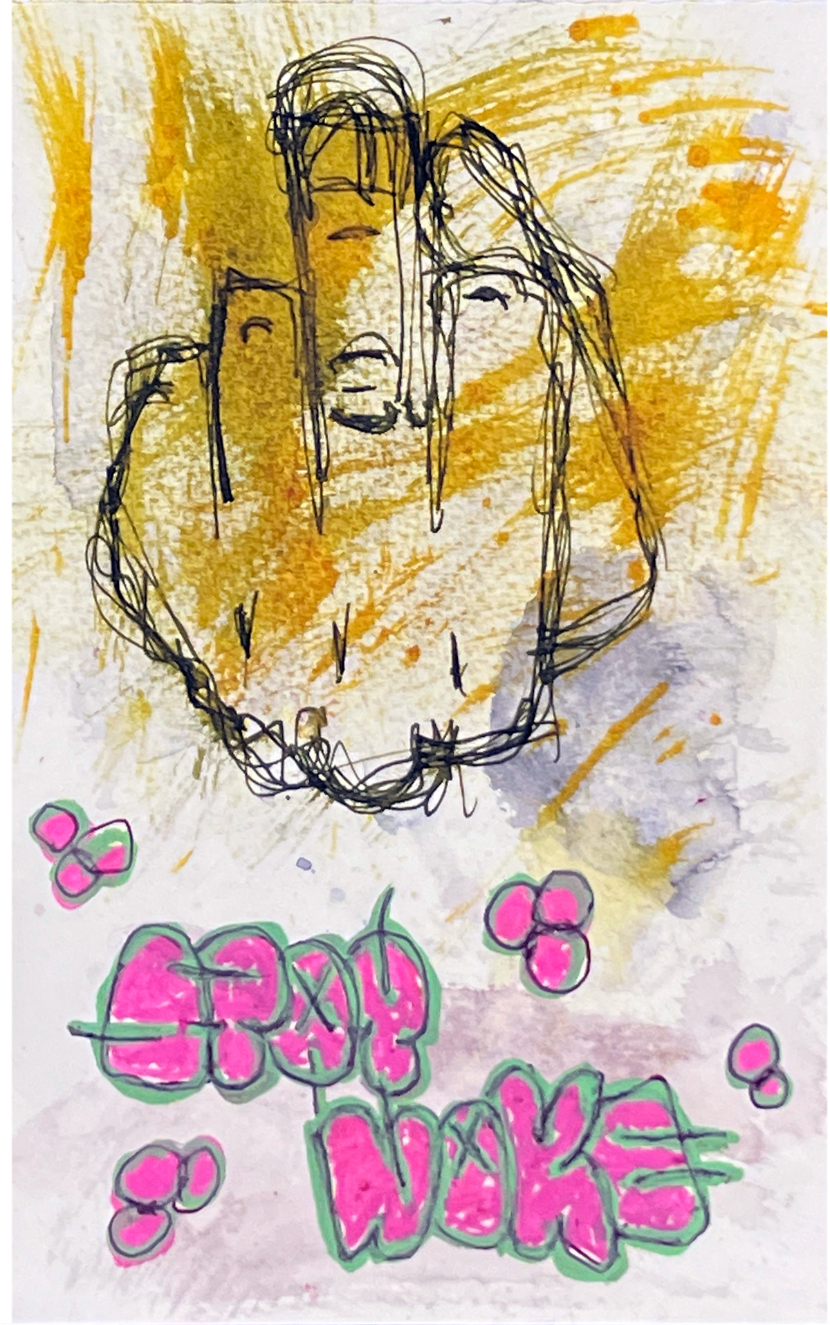 Stay Woke Finger - Original Art