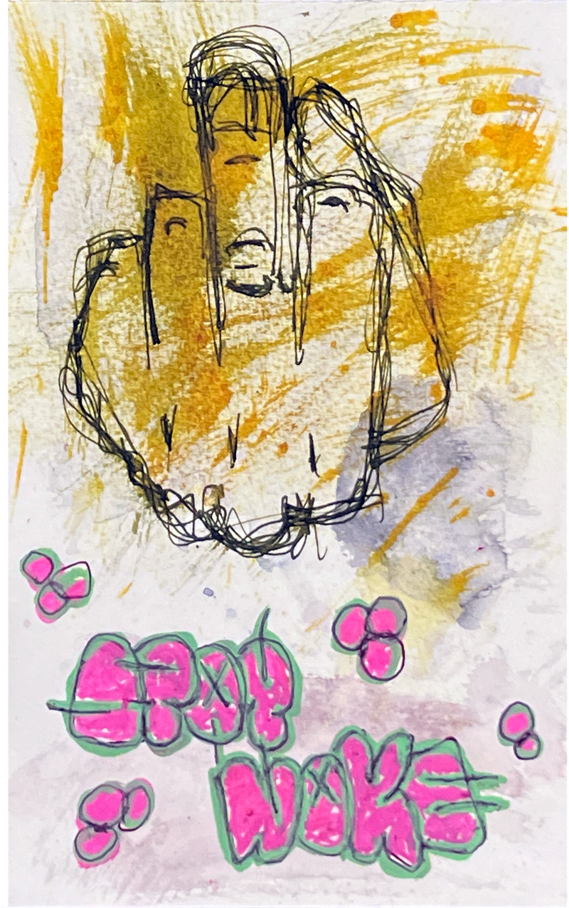 Stay Woke Finger - Original Art
