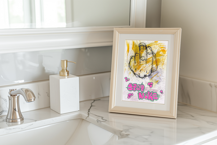 Stay Woke Finger - Original Art