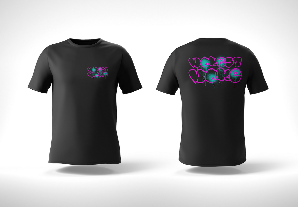 Wokest Woke - HOT PINK Logo Drip (double-sided)